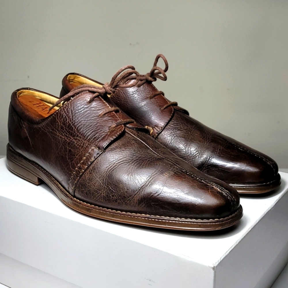 Sandro Moscoloni brown calfskin leather oxfords size 11.5 (3E)